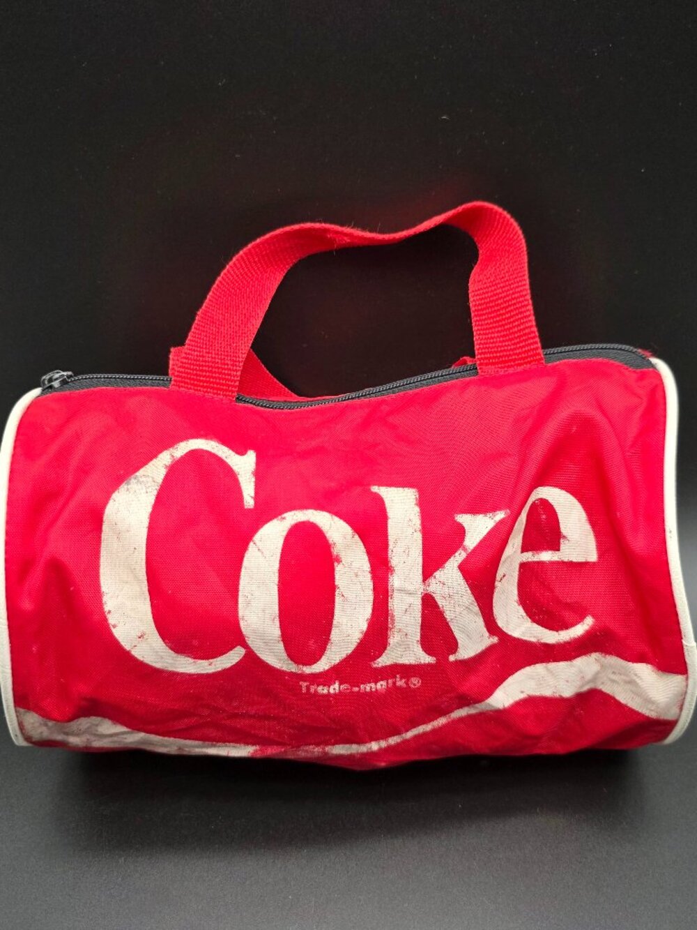 Vintage Coca Cola Red 10" X 6" Can Shaped Bag Purse 1980